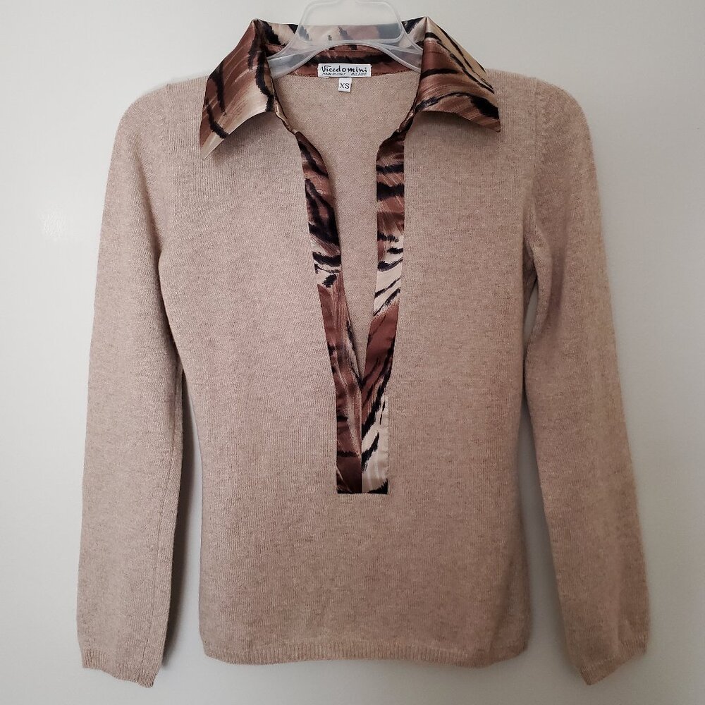 Vicedomini NWOT 100% Cashmere sweater XS